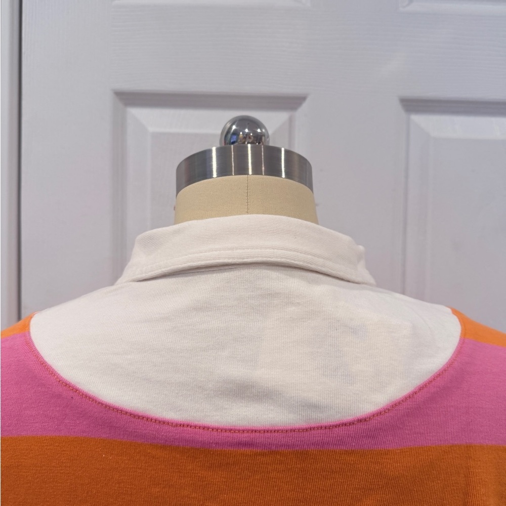 NWT Daily Practice Oversized Striped Pink and Orange Tunic - Picture 13 of 15